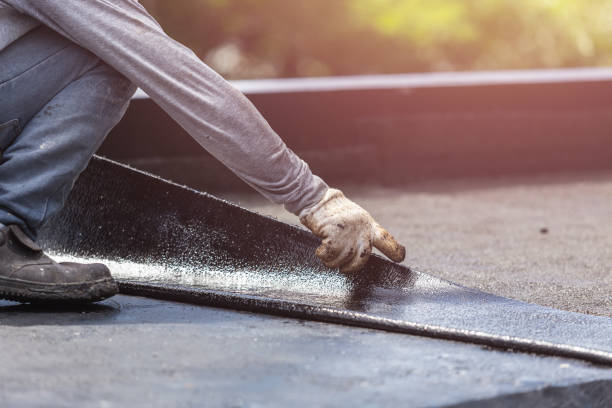 Professional Waterproofing technician working in Britton, MI